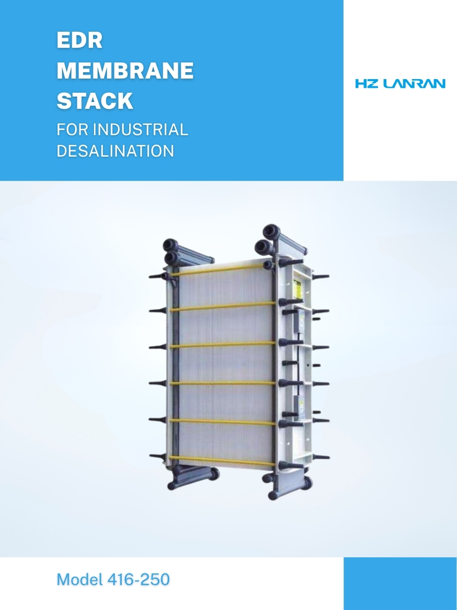 High-Performance EDR Membrane Stack for Industrial Desalination